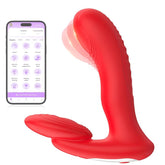 Vibrador de silicona con control remoto y 10 vibraciones para masaje de próstata